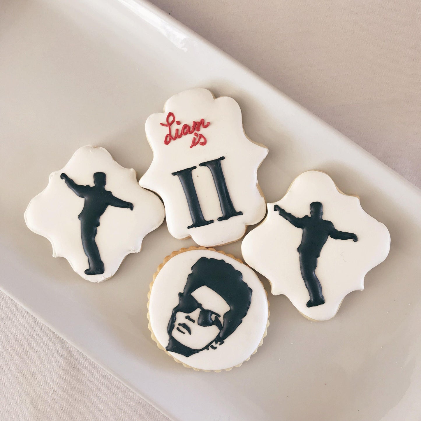 Bruno Mars cookies One Dozen (12) - Ladybug bake shop