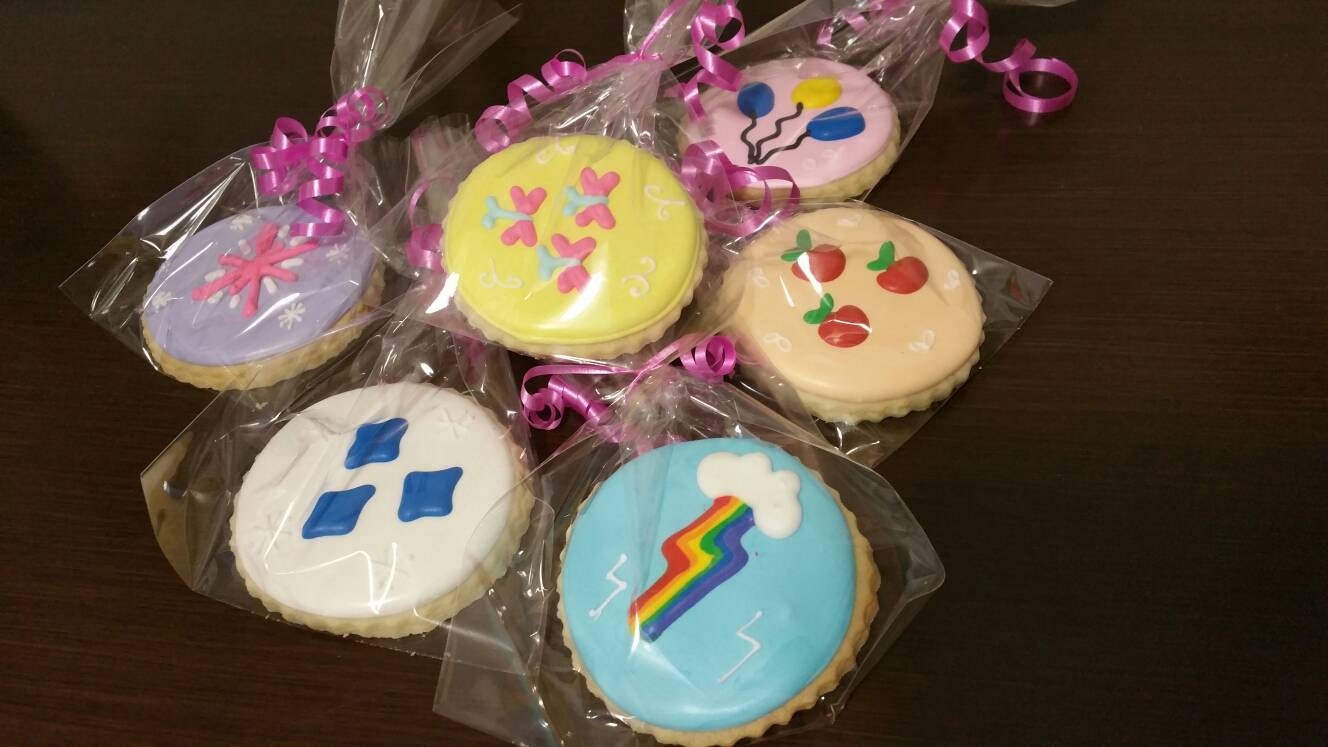 Cutie Mark Cookies One Dozen (12) - Ladybug bake shop