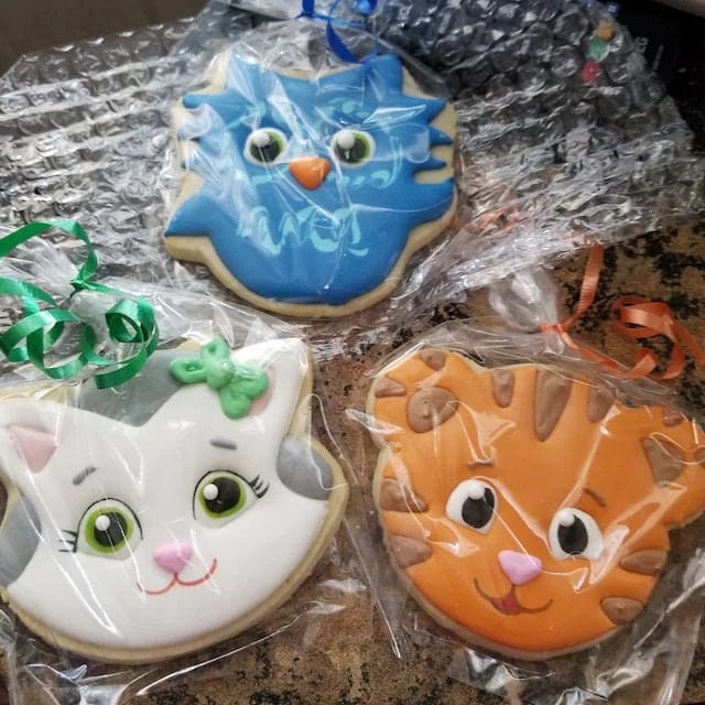 Daniel Tiger inspired Cookies 1 dozen (12) - Ladybug bake shop