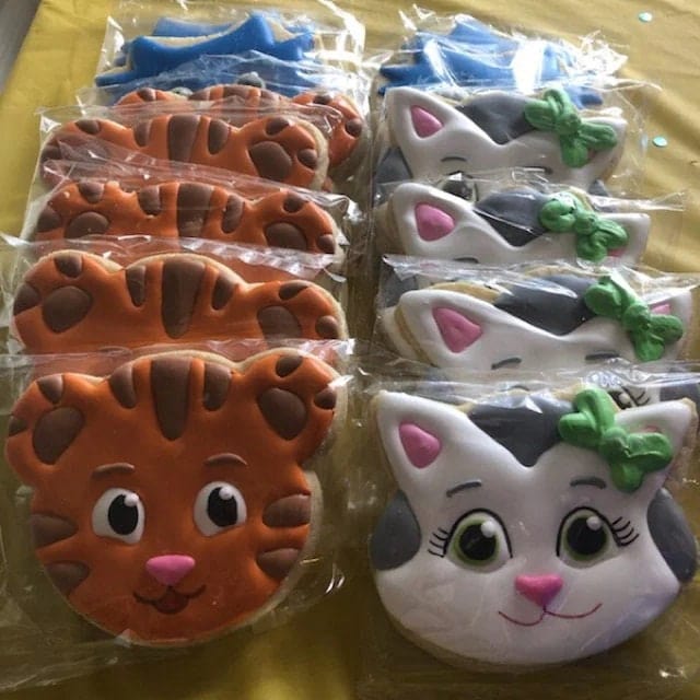 Daniel Tiger inspired Cookies 1 dozen (12) - Ladybug bake shop