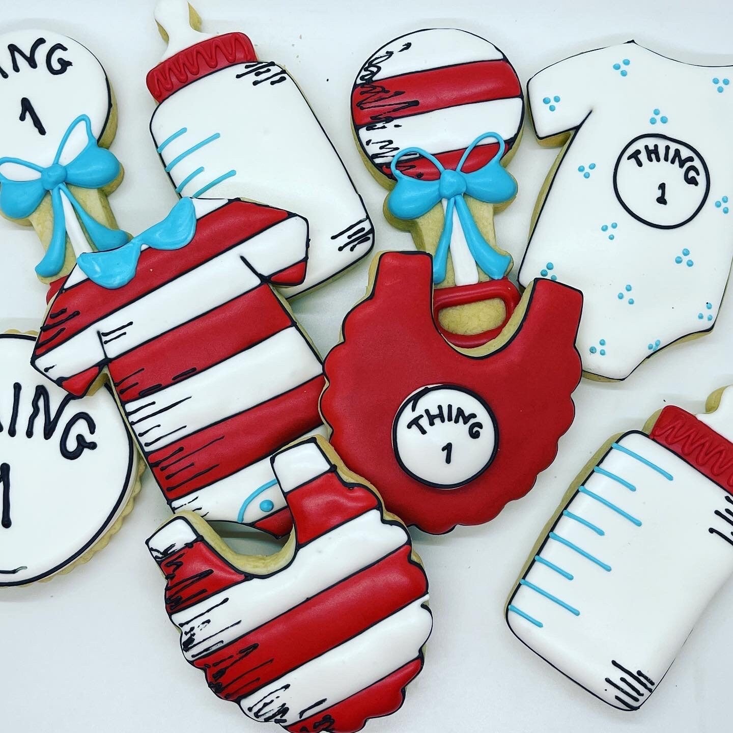 Dr Seuss inspired Baby Shower One Dozen (12) - Ladybug bake shop