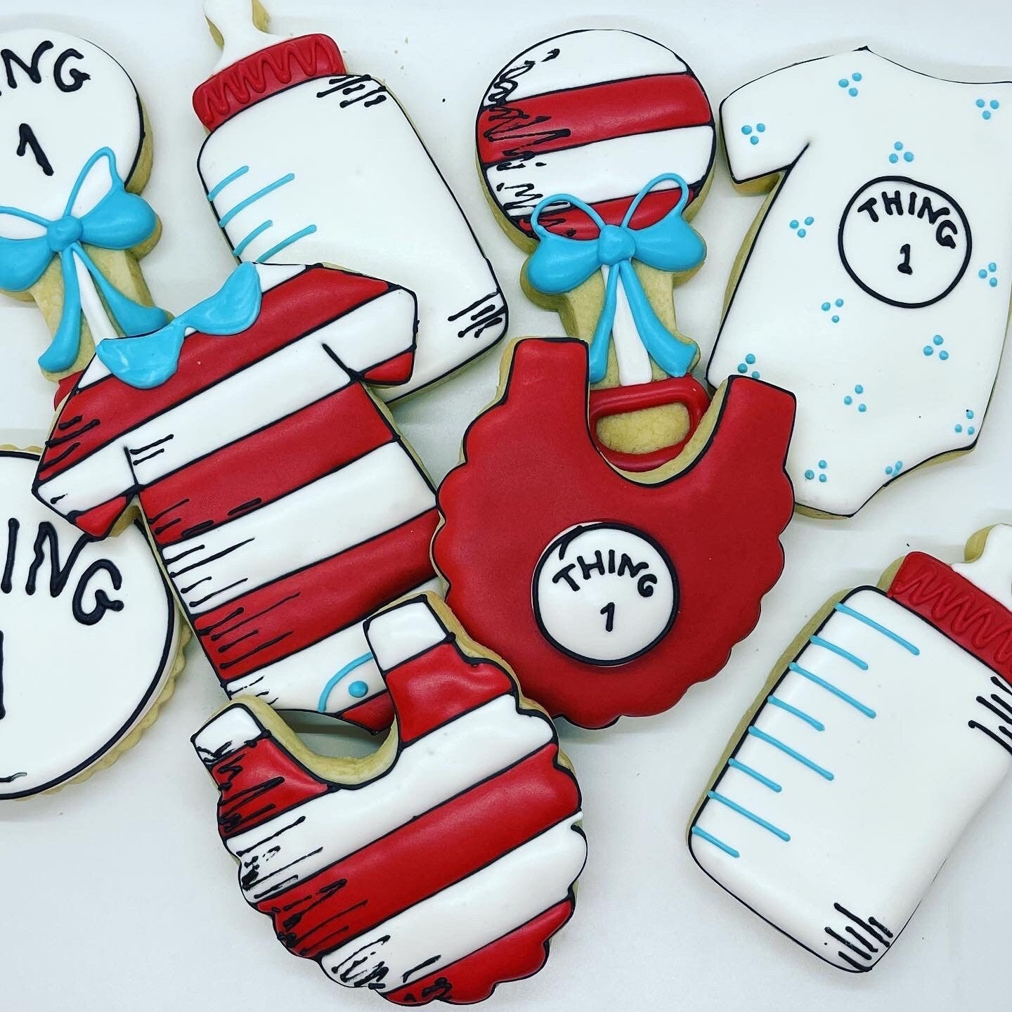 Dr Seuss inspired Baby Shower One Dozen (12) - Ladybug bake shop