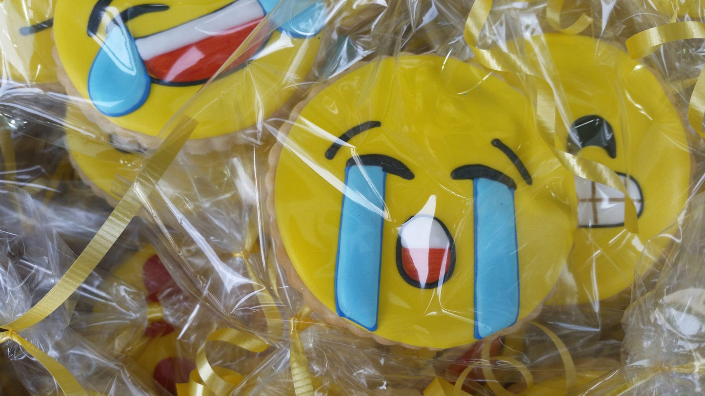 Emoji Cookies One Dozen (12) - Ladybug bake shop