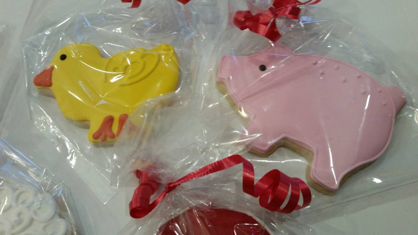 Farm animal cookies One Dozen (12) - Ladybug bake shop