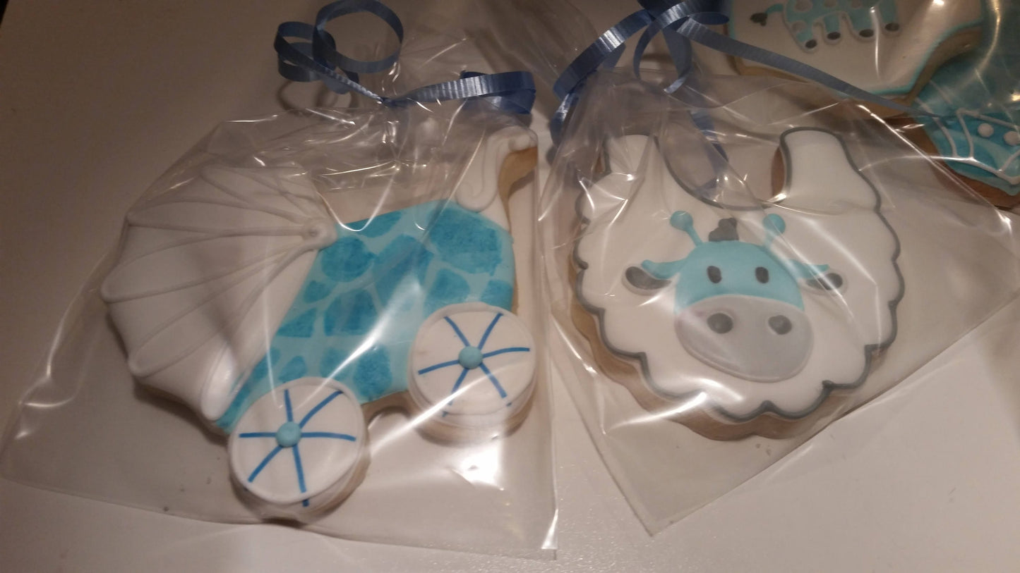 Giraffe Baby shower cookies One Dozen (12) - Ladybug bake shop