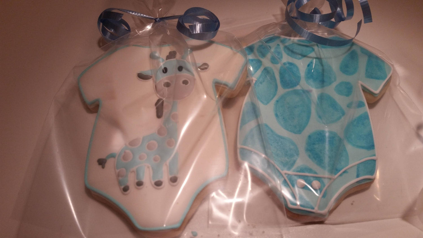 Giraffe Baby shower cookies One Dozen (12) - Ladybug bake shop