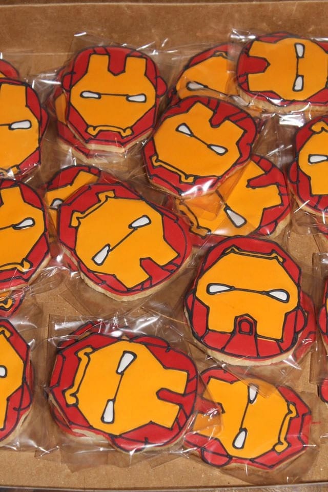 IRON MAN inspiredcookies One Dozen (12) - Ladybug bake shop