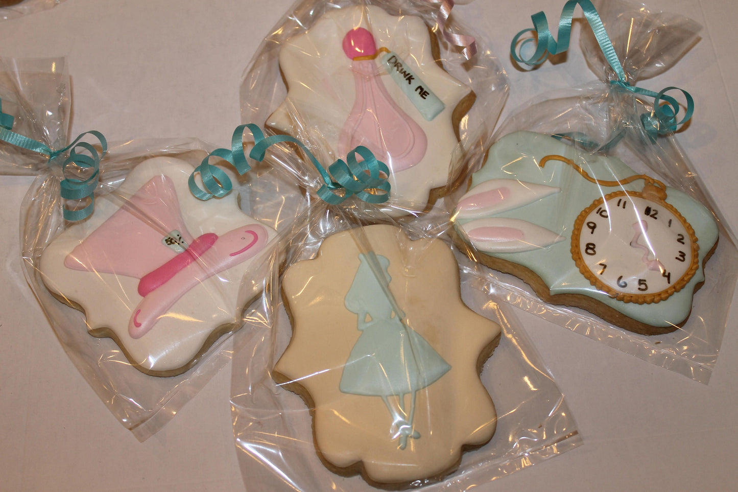 Wonderland Inspired Cookies One Dozen (12) - Ladybug bake shop