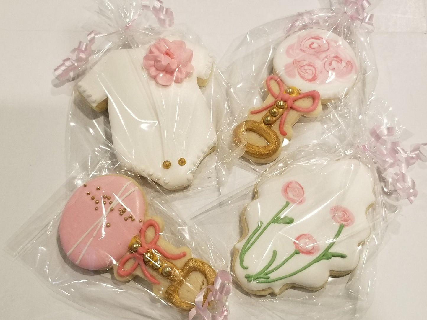 Baby Shower Cookies One Dozen (12) - Ladybug bake shop