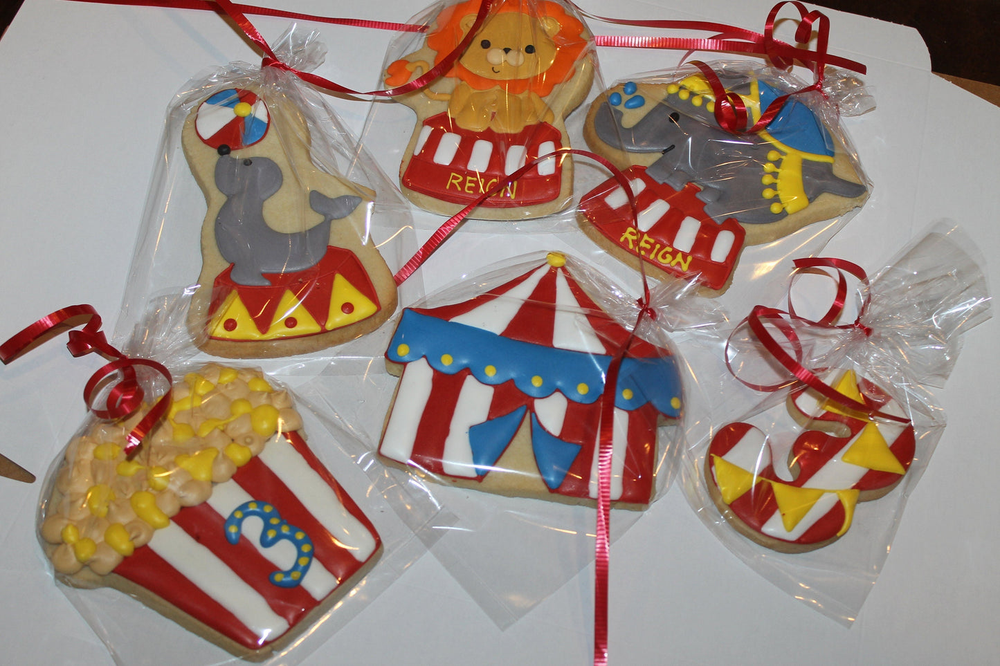 Circus Cookies One Dozen (12) - Ladybug bake shop