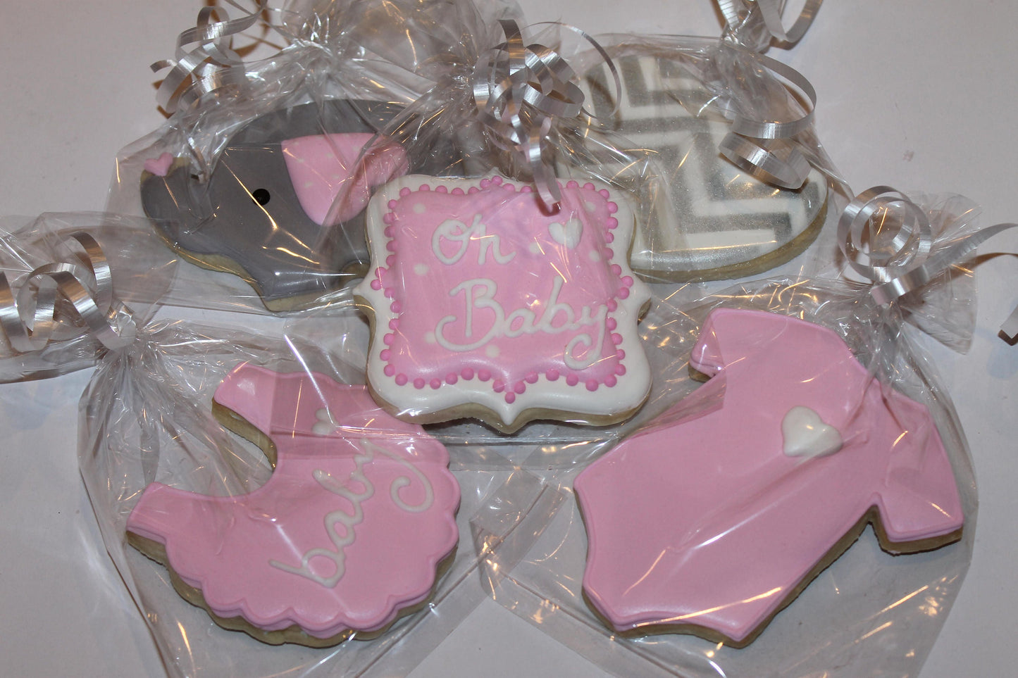 elephant baby shower cookies  One Dozen (12) - Ladybug bake shop