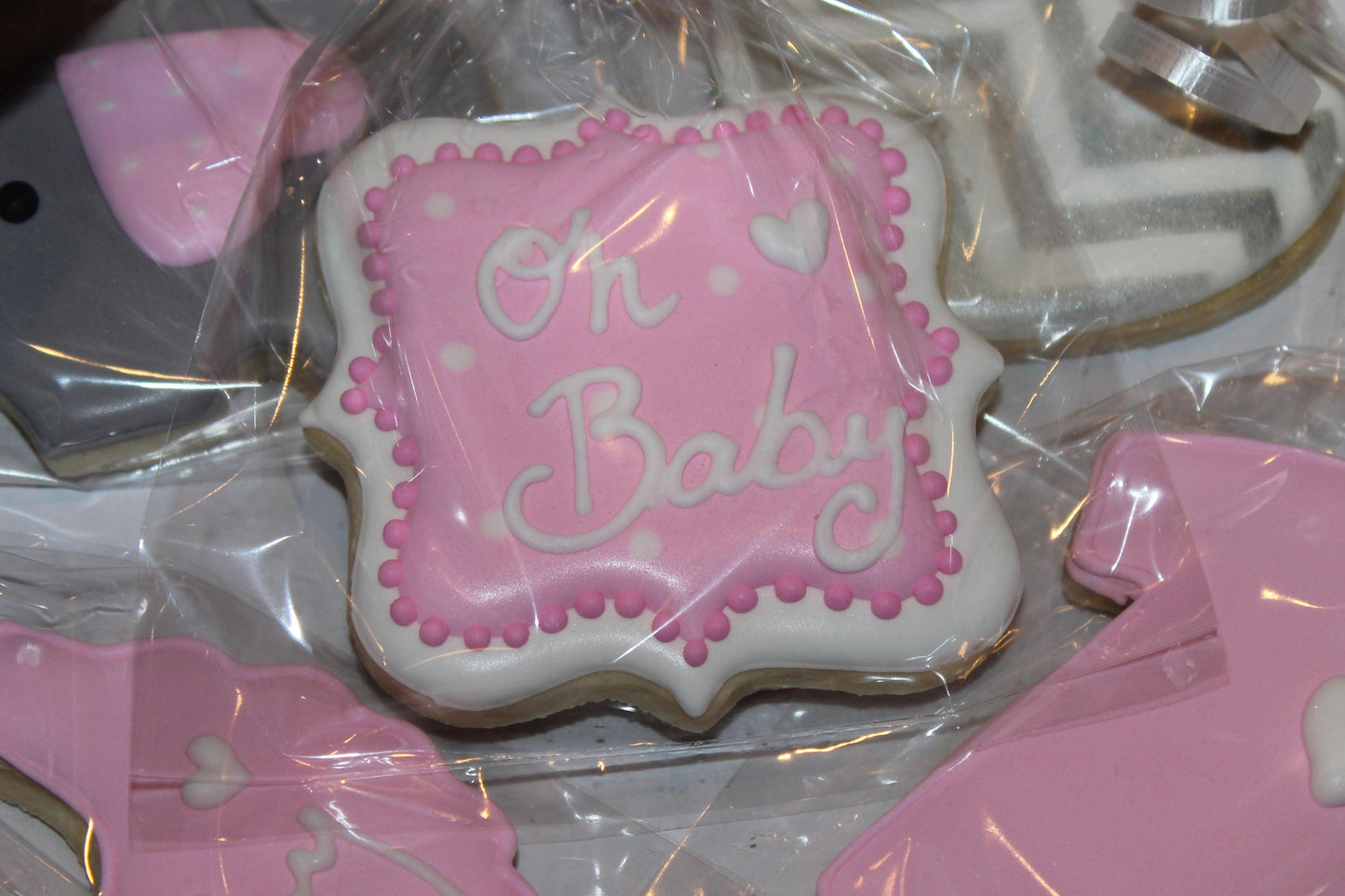 elephant baby shower cookies  One Dozen (12) - Ladybug bake shop