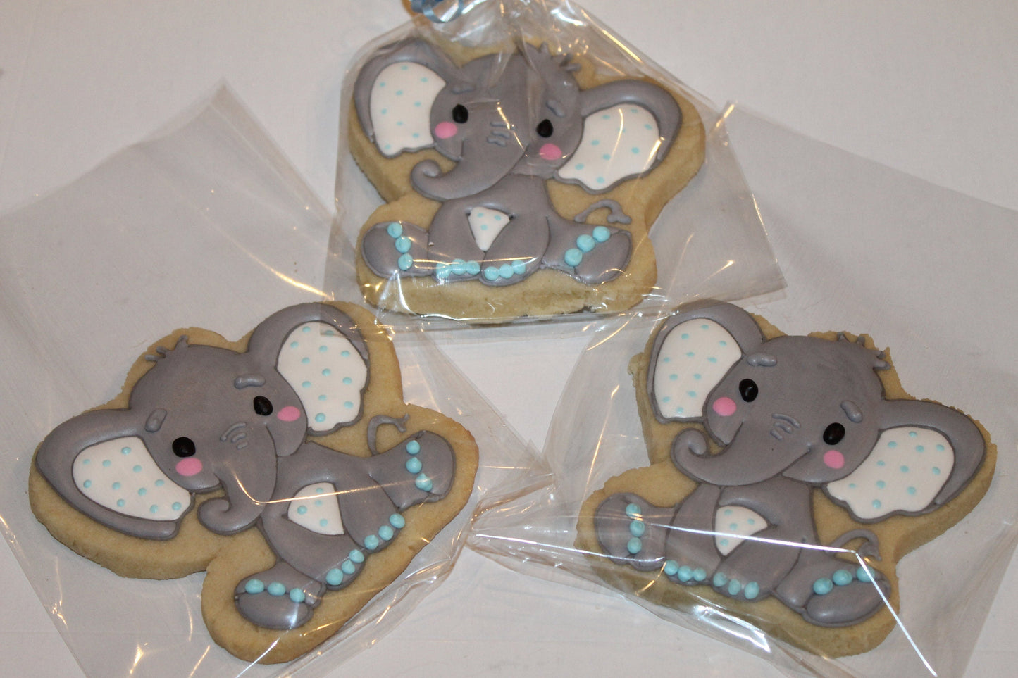 elephant cookies  One Dozen (12) - Ladybug bake shop