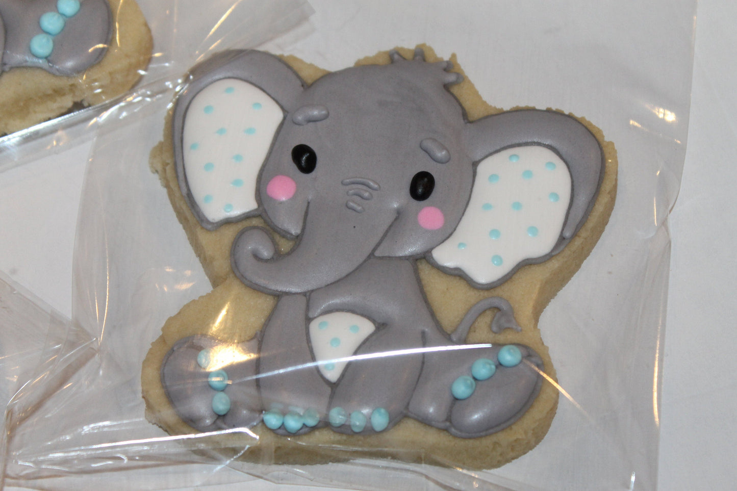 elephant cookies  One Dozen (12) - Ladybug bake shop