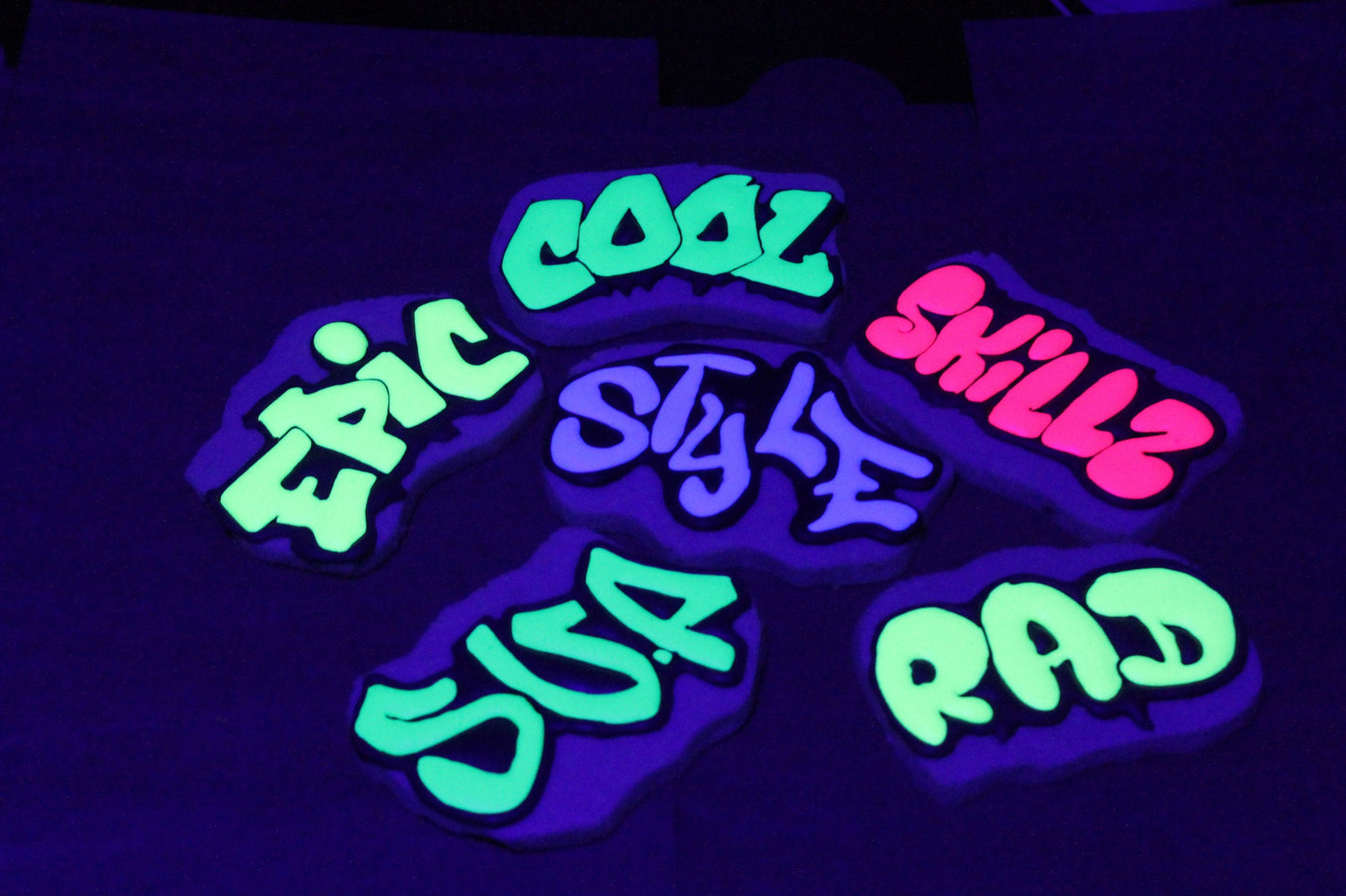 glow in the dark cookies One Dozen (12) - Ladybug bake shop