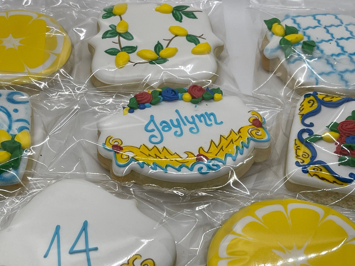 lemon tile cookies One Dozen (12) - Ladybug bake shop