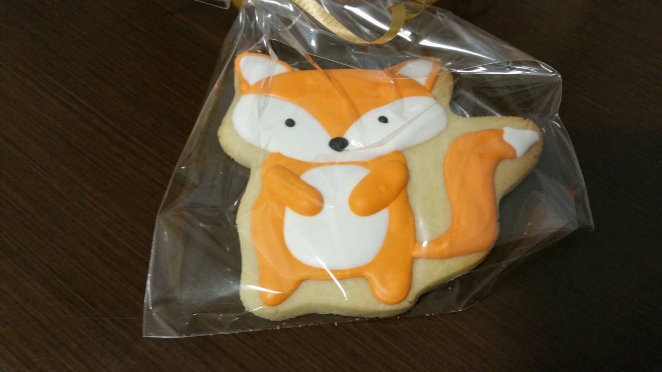 Woodland creatures cookies One Dozen (12) - Ladybug bake shop