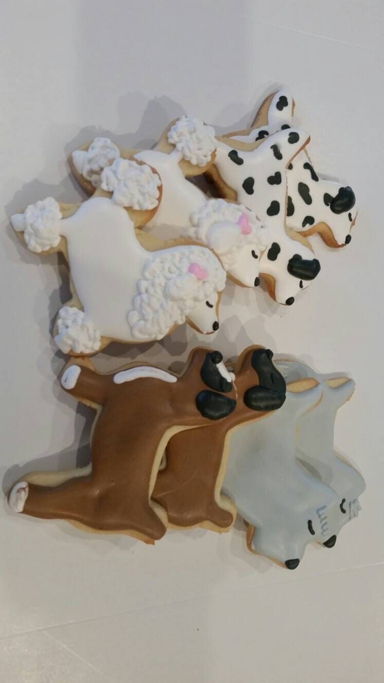Puppy cookies One Dozen (12) - Ladybug bake shop