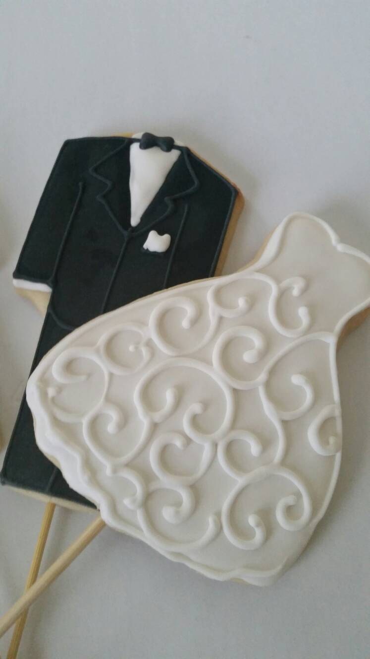 Wedding cookies One Dozen (12) - Ladybug bake shop