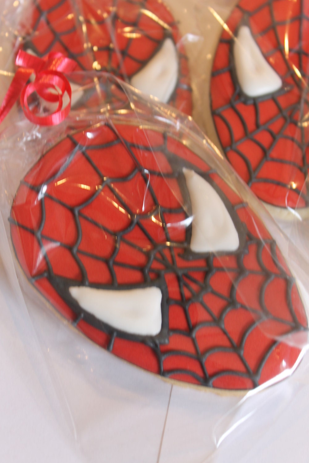 spiderman inspired cookies One Dozen (12) - Ladybug bake shop