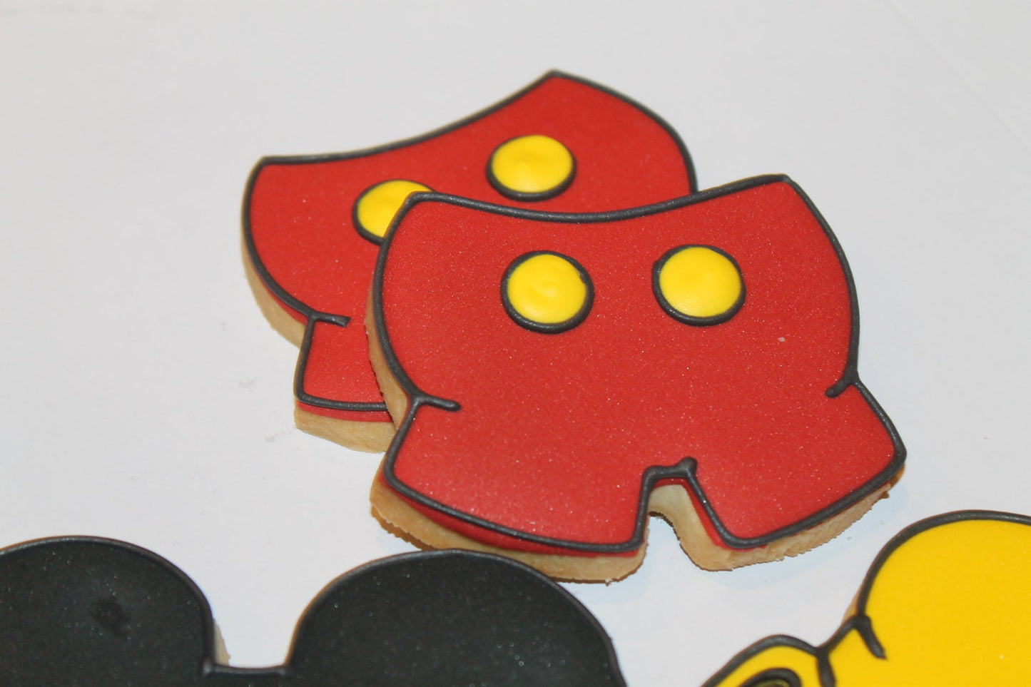 Mouse cookies (Inspired by Mickey Mouse) One Dozen 12 - Ladybug bake shop