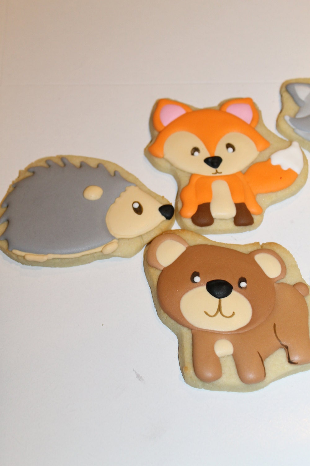 woodland animal cookies One Dozen (12) - Ladybug bake shop