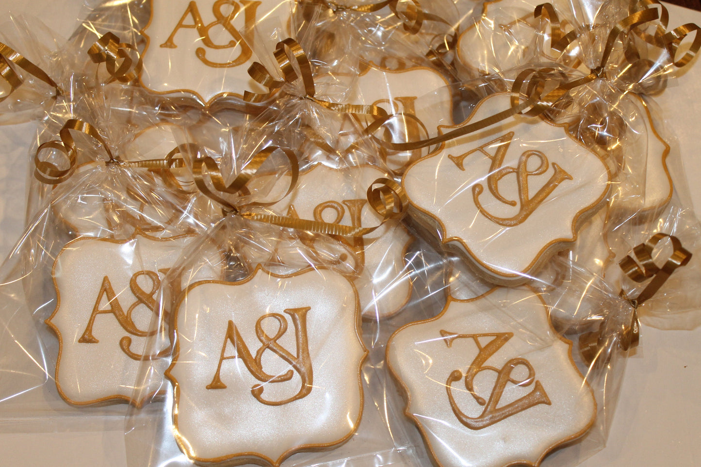 monogram cookies One Dozen (12) - Ladybug bake shop