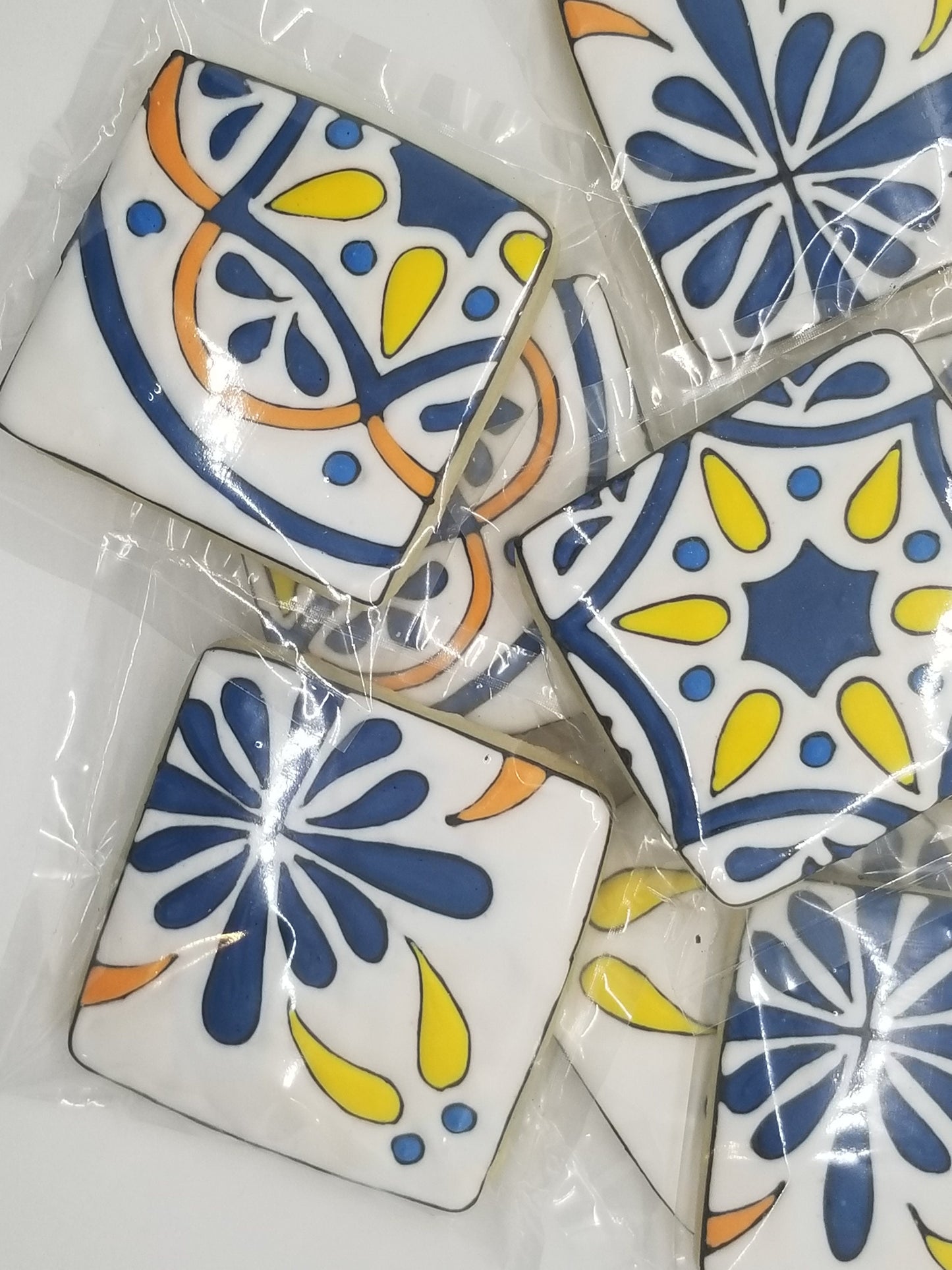 spanish tile cookies One Dozen (12) - Ladybug bake shop