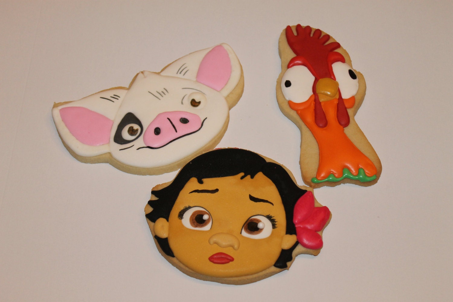 Baby Moana Inspired Cookies One Dozen (12) - Ladybug bake shop