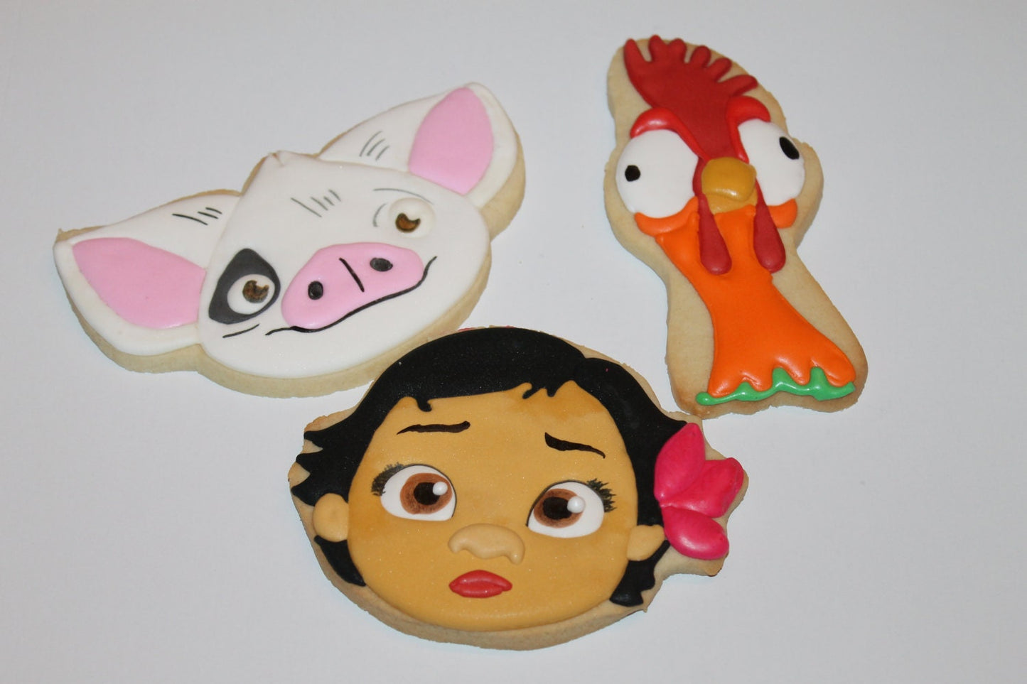 Baby Moana Inspired Cookies One Dozen (12) - Ladybug bake shop