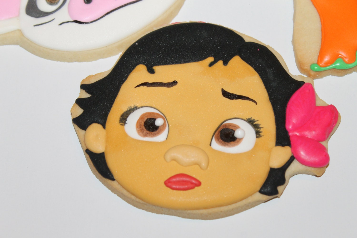 Baby Moana Inspired Cookies One Dozen (12) - Ladybug bake shop