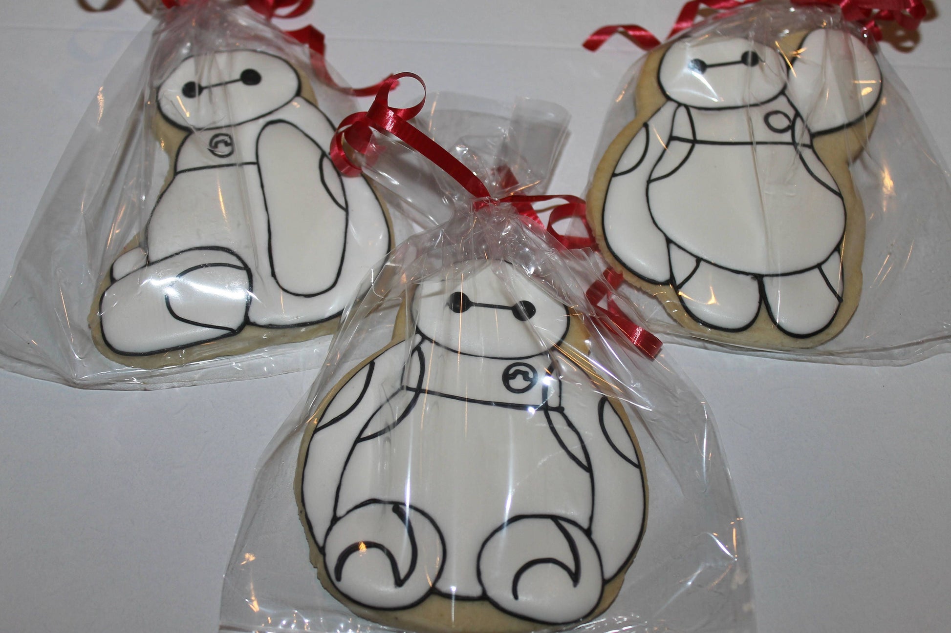 Baymax Inspired cookies one dozen (12) - Ladybug bake shop