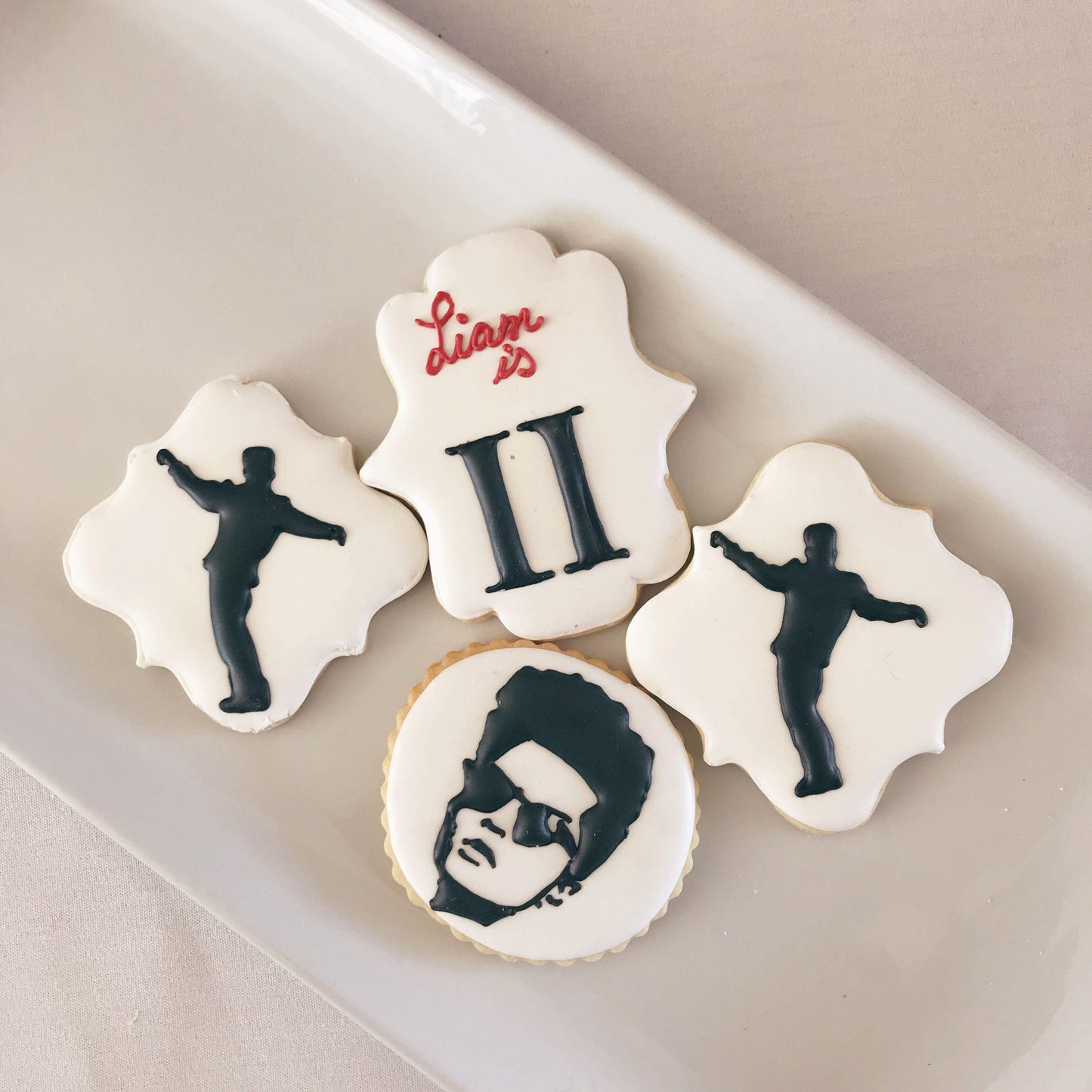 Bruno Mars cookies  One Dozen (12) - Ladybug bake shop