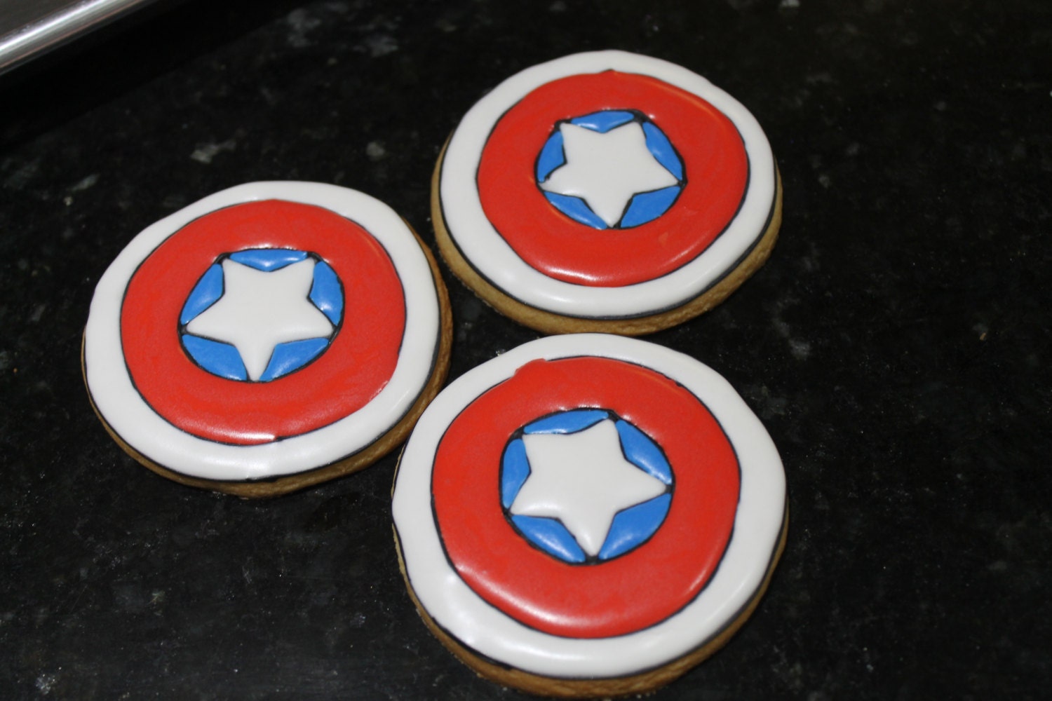 Superhero Cookies One Dozen (12) - Ladybug bake shop