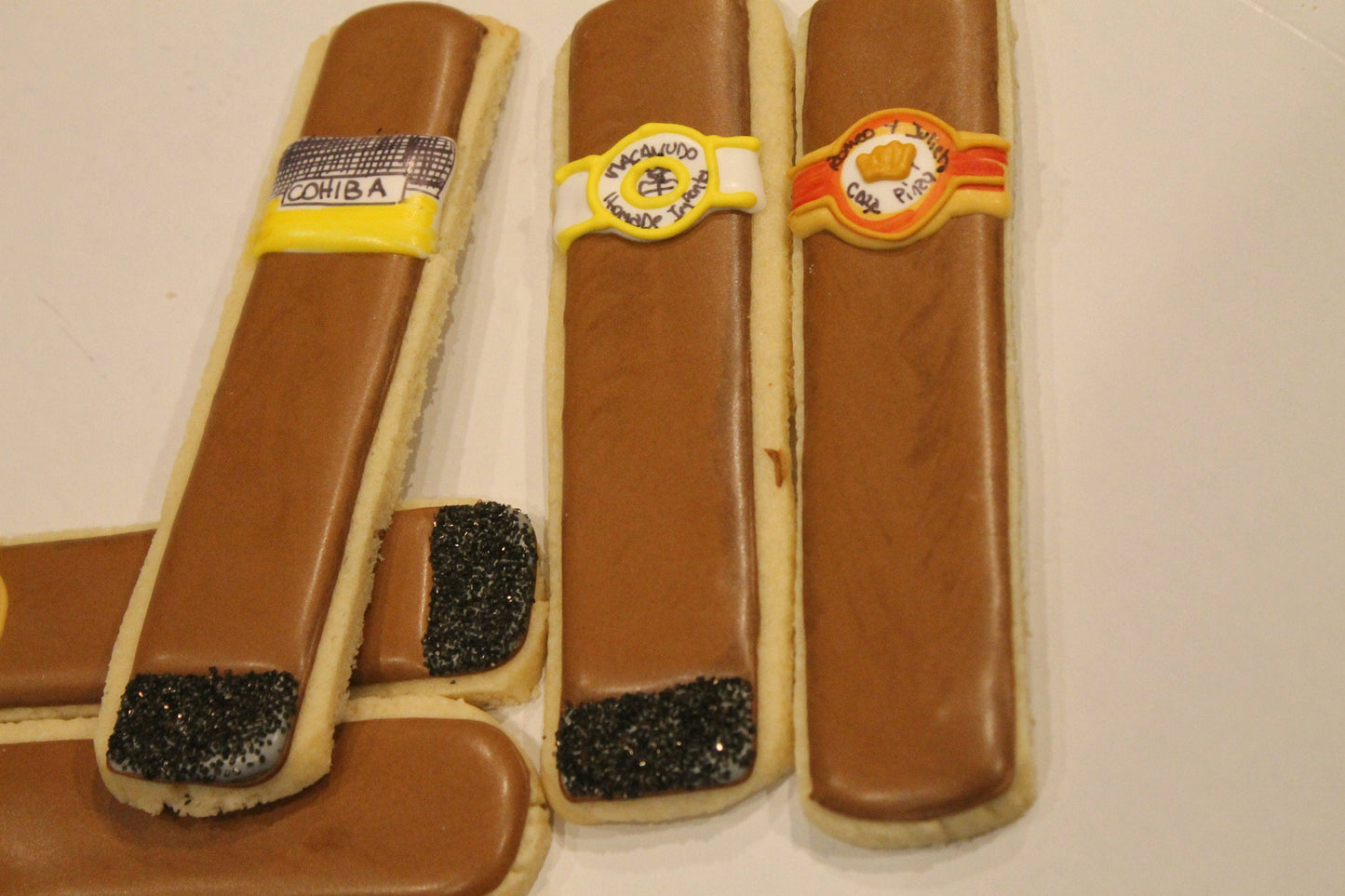 Cigar Cookies  One Dozen (12) - Ladybug bake shop