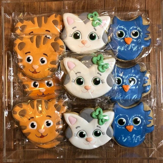 Daniel Tiger inspired Cookies 1 dozen (12) - Ladybug bake shop