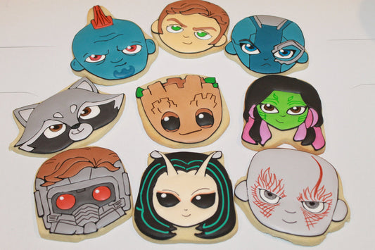 Guardians of the Galaxy cookies(12) - Ladybug bake shop