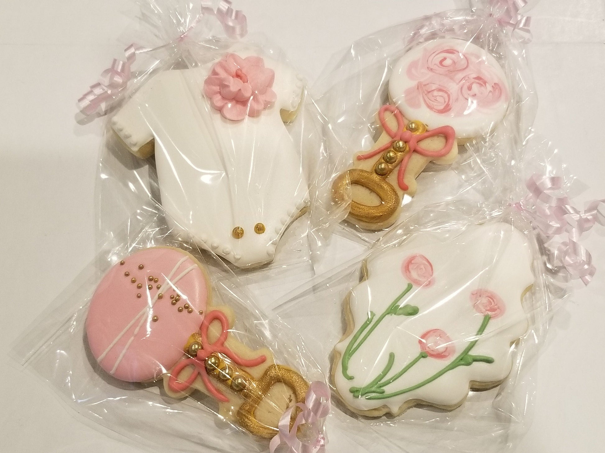 Baby Shower Cookies One Dozen (12) - Ladybug bake shop