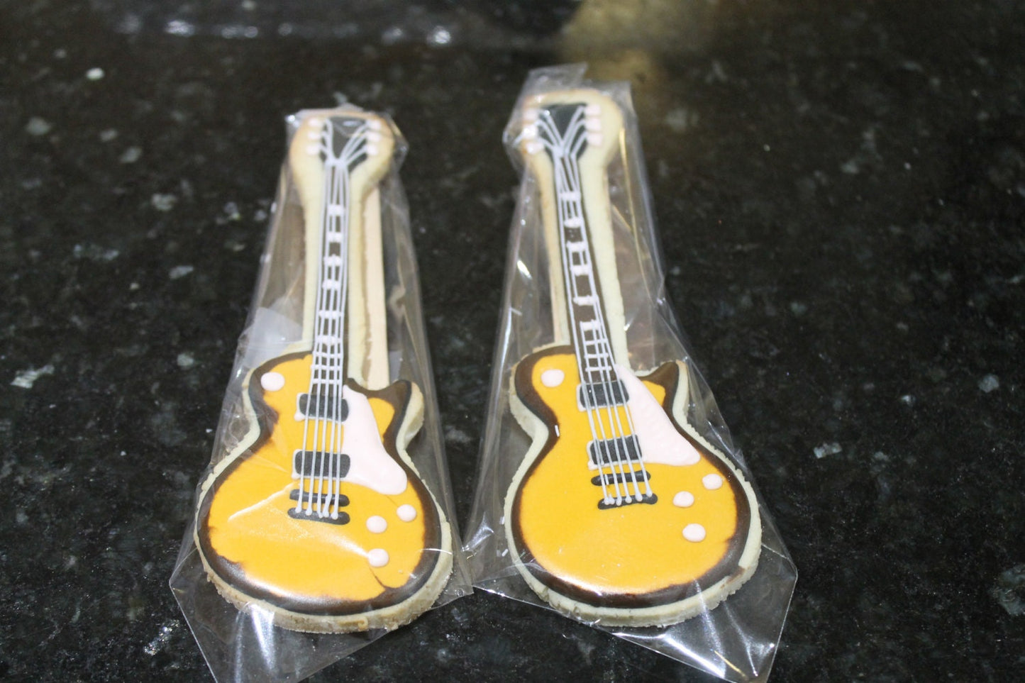 guitar cookies One Dozen (12) - Ladybug bake shop