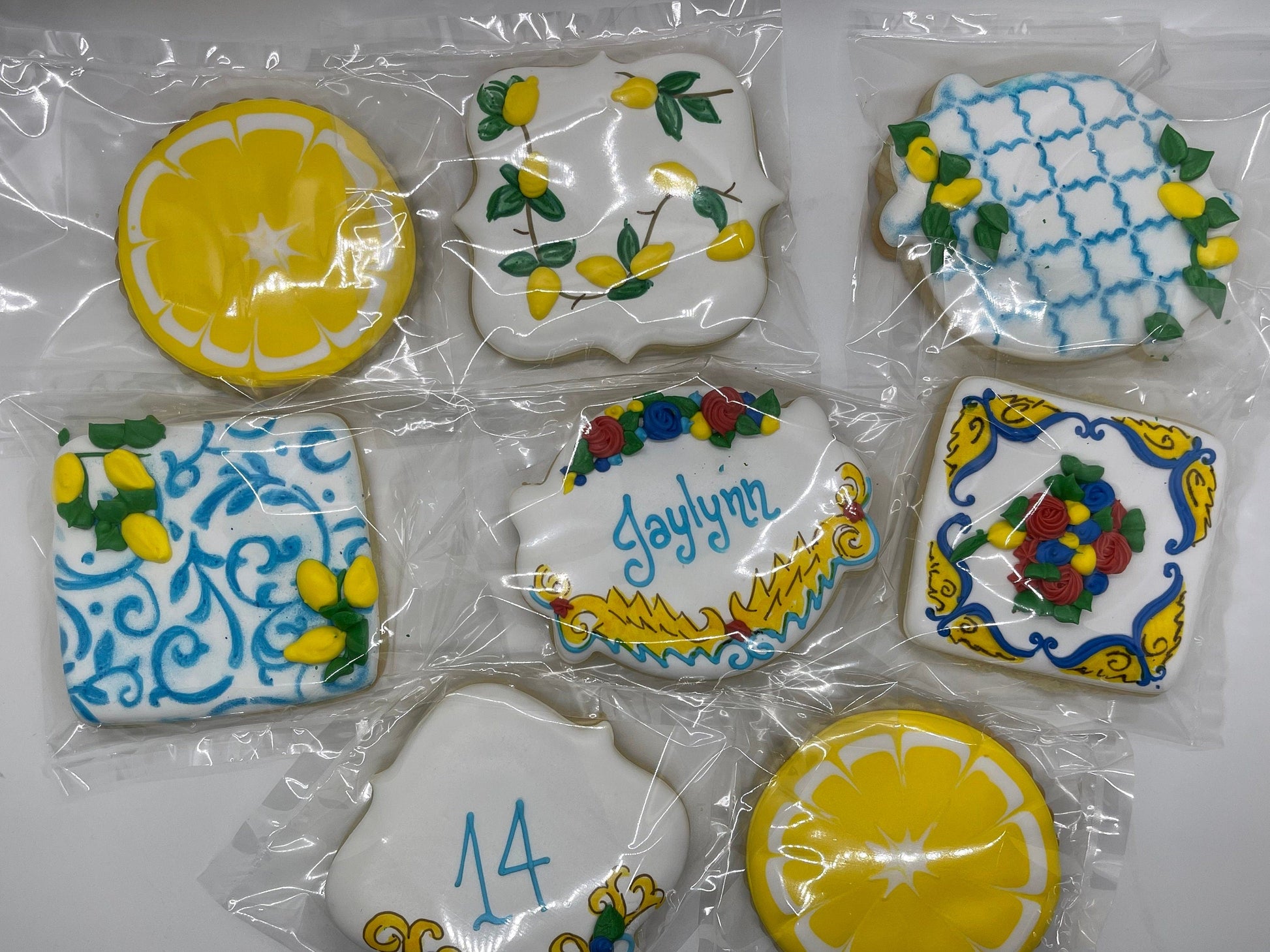lemon tile cookies One Dozen (12) - Ladybug bake shop
