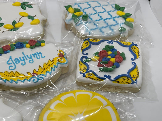 lemon tile cookies One Dozen (12) - Ladybug bake shop