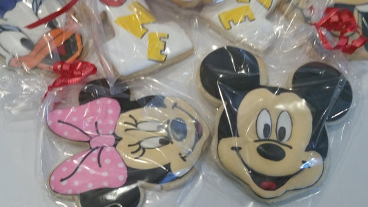 Mouse Club House Cookies (inspired by Mickey Mouse Club House) One Dozen 12 - Ladybug bake shop