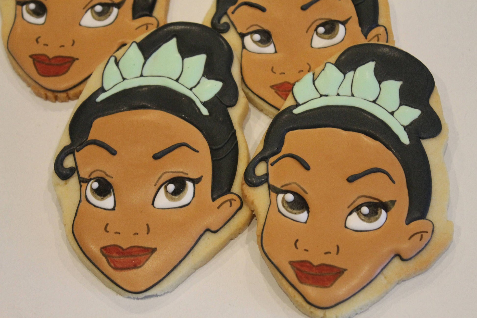 tiana Inspired cookies One Dozen (12) - Ladybug bake shop