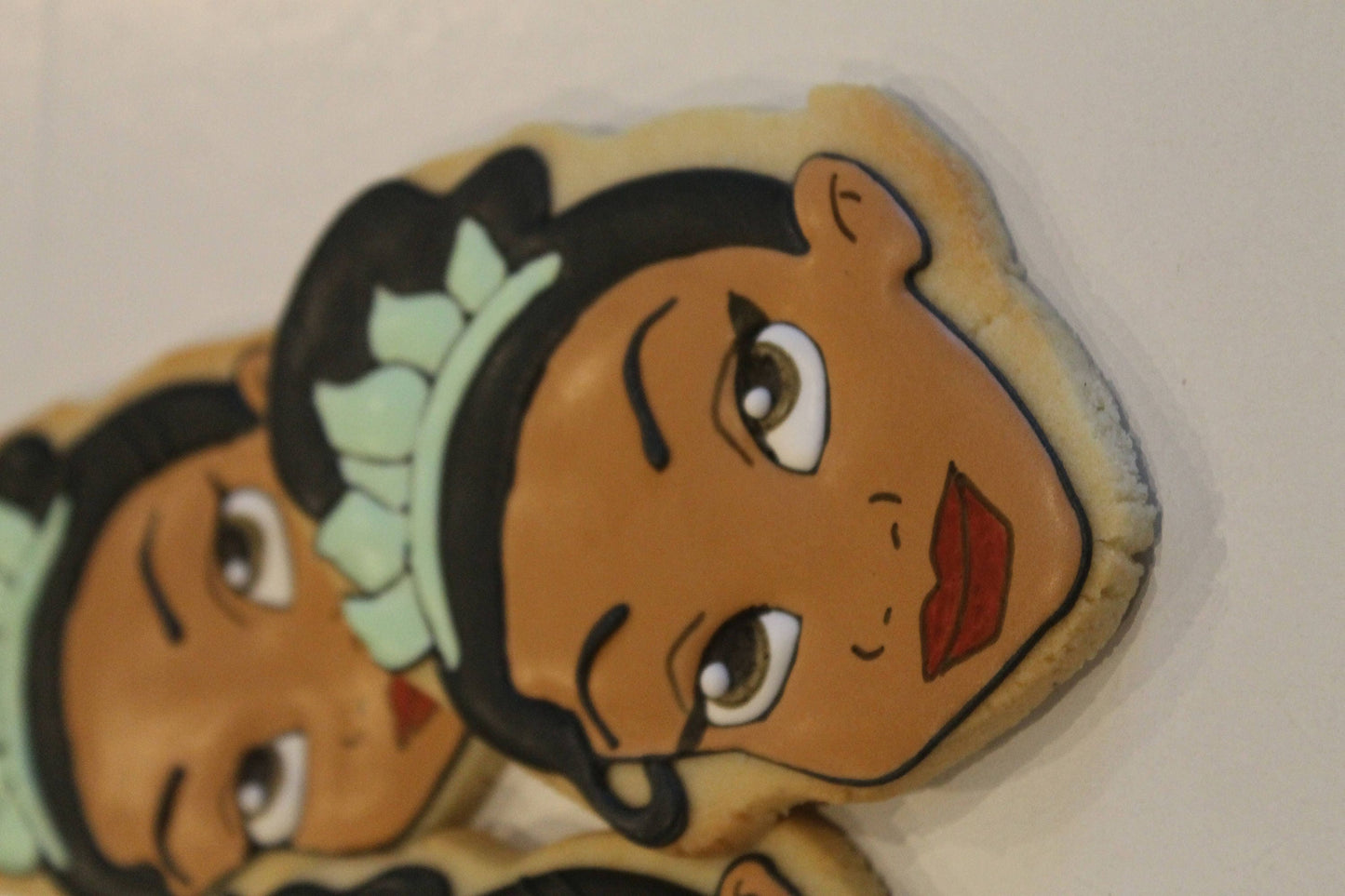 tiana Inspired cookies One Dozen (12) - Ladybug bake shop