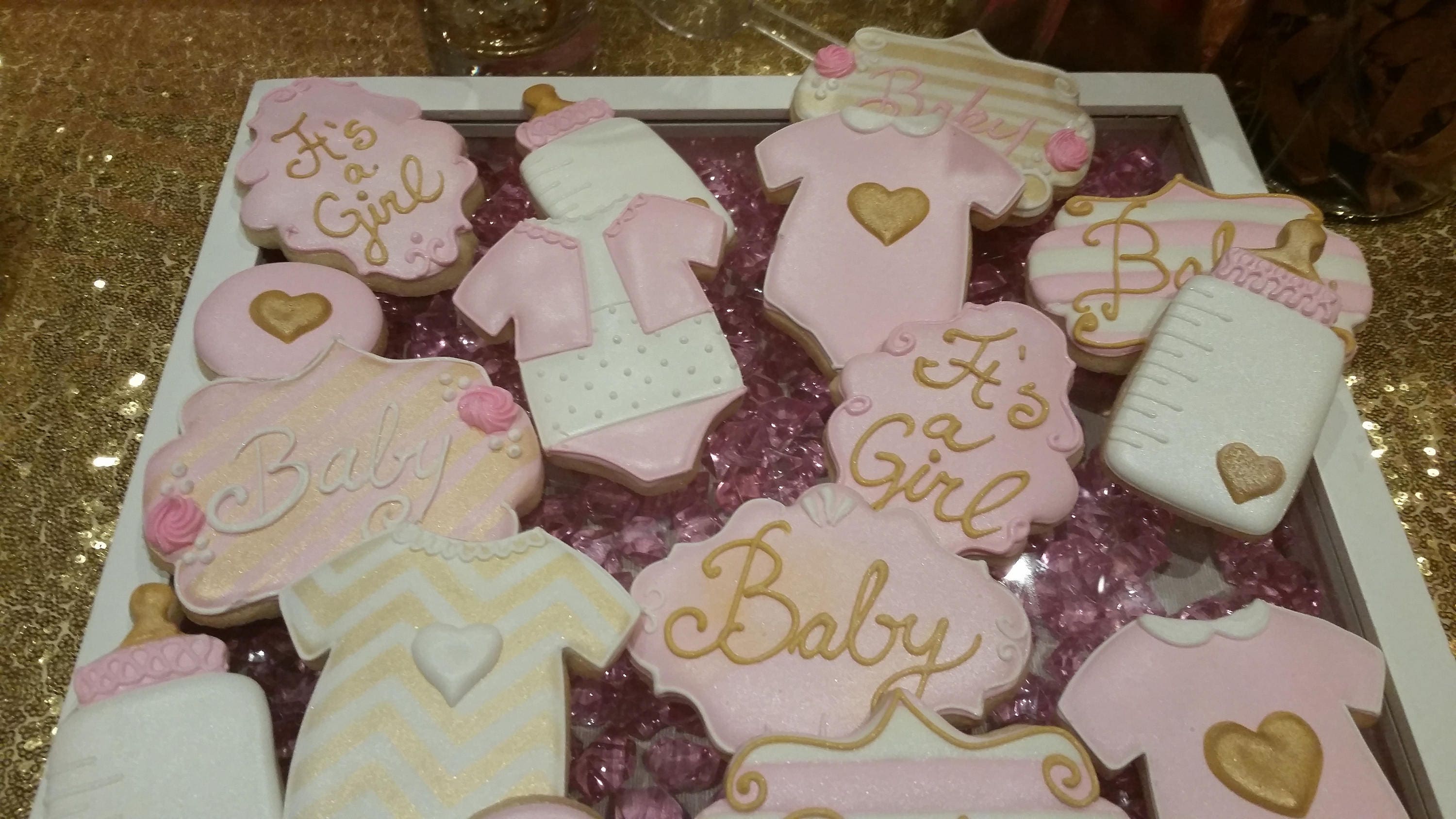 Baby shower cookies outlet 1 dozen (12)