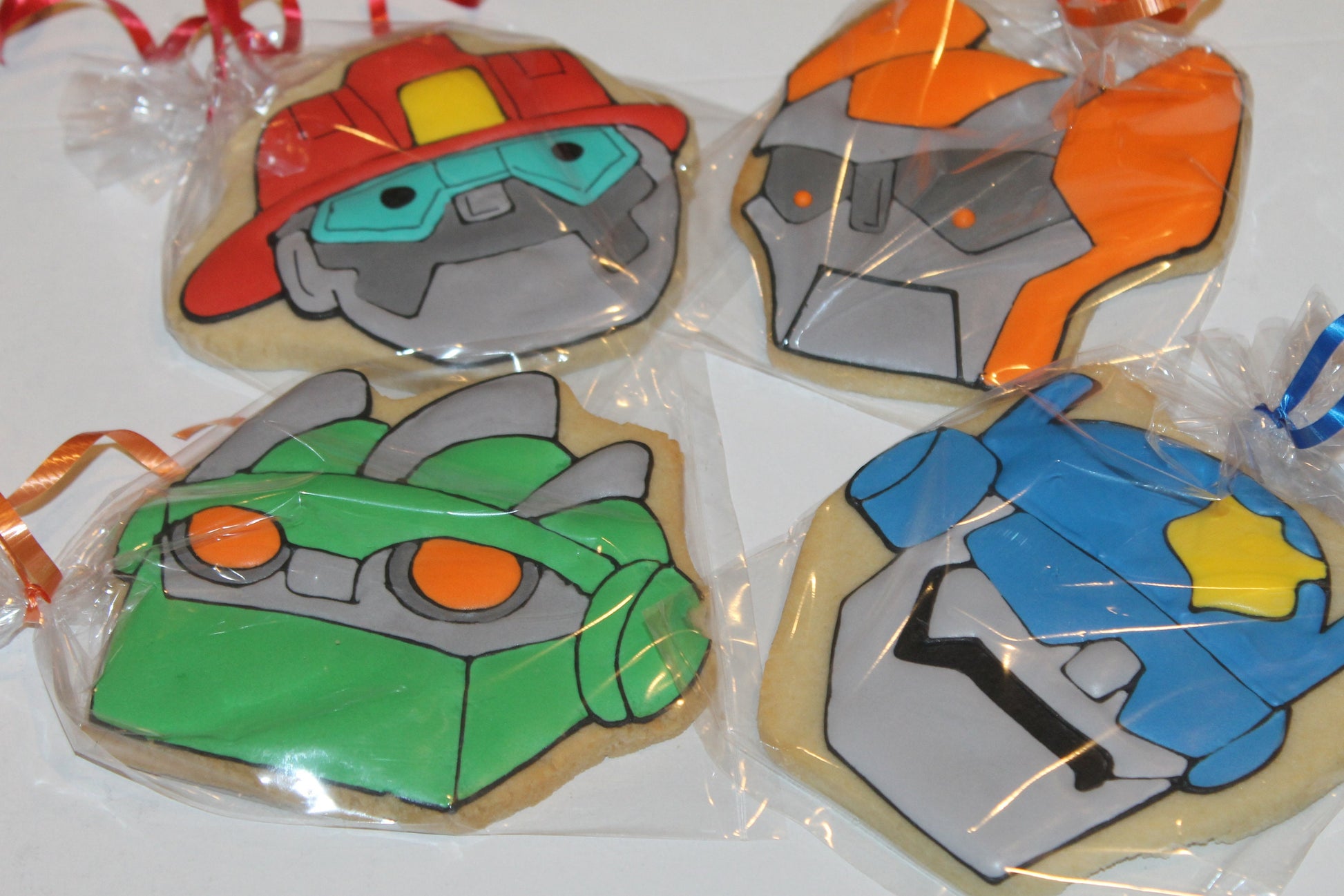 robot cookies One Dozen (12) - Ladybug bake shop