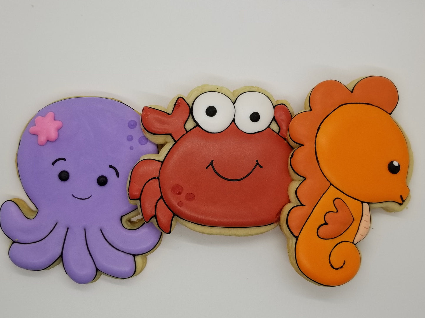 under the sea cookies 1 dozen (12) - Ladybug bake shop