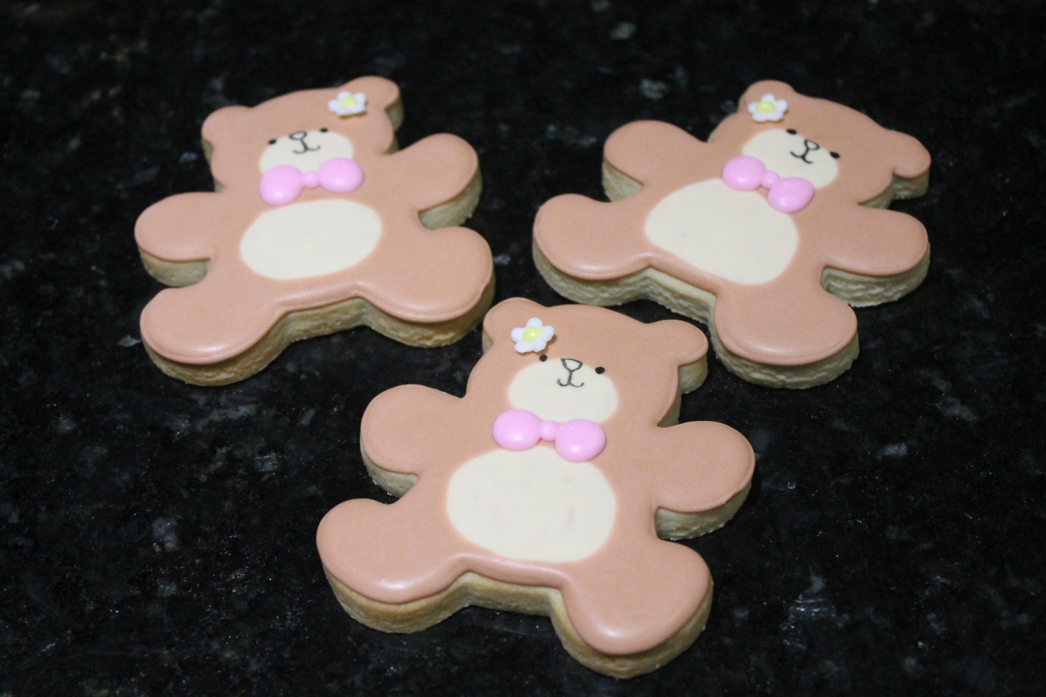 Teddy bear cookies One Dozen (12) - Ladybug bake shop