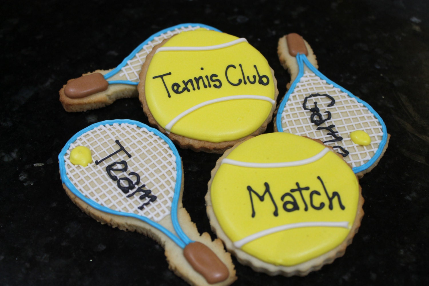 Tennis cookies One Dozen (12) - Ladybug bake shop